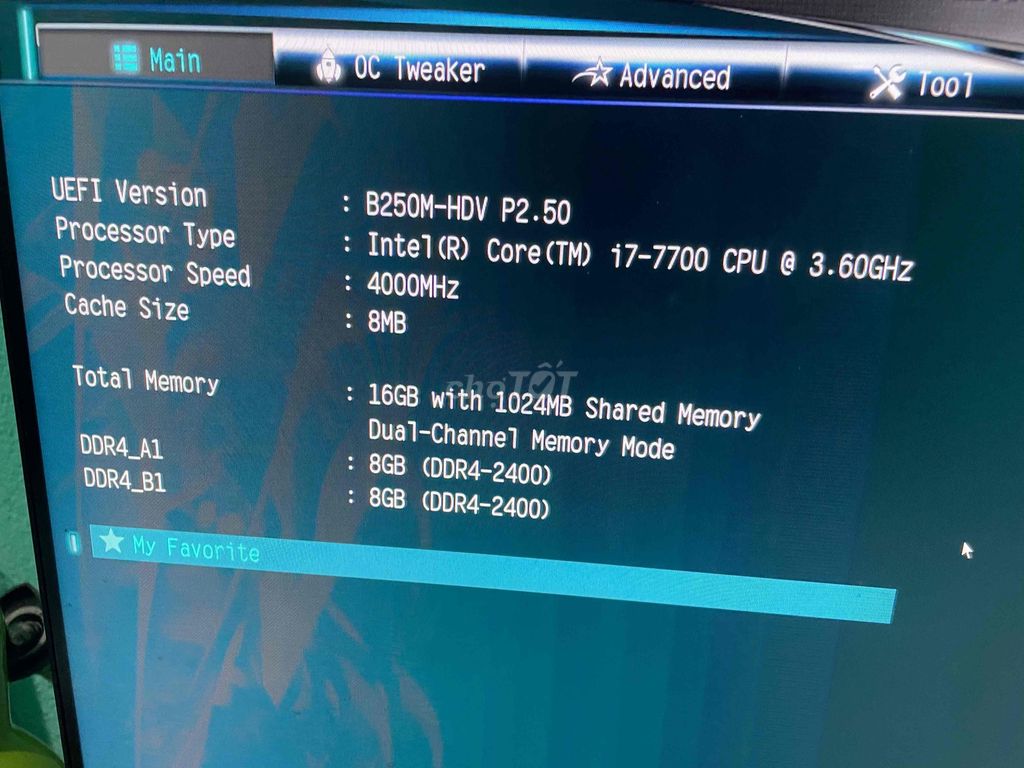 Linh kiện Intel Core i7-7700. Mua bán Linh kiện (RAM, Card...) tại Huyện Thọ Xuân Thanh Hóa được đăng bởi Định Hà Xuân hình 1