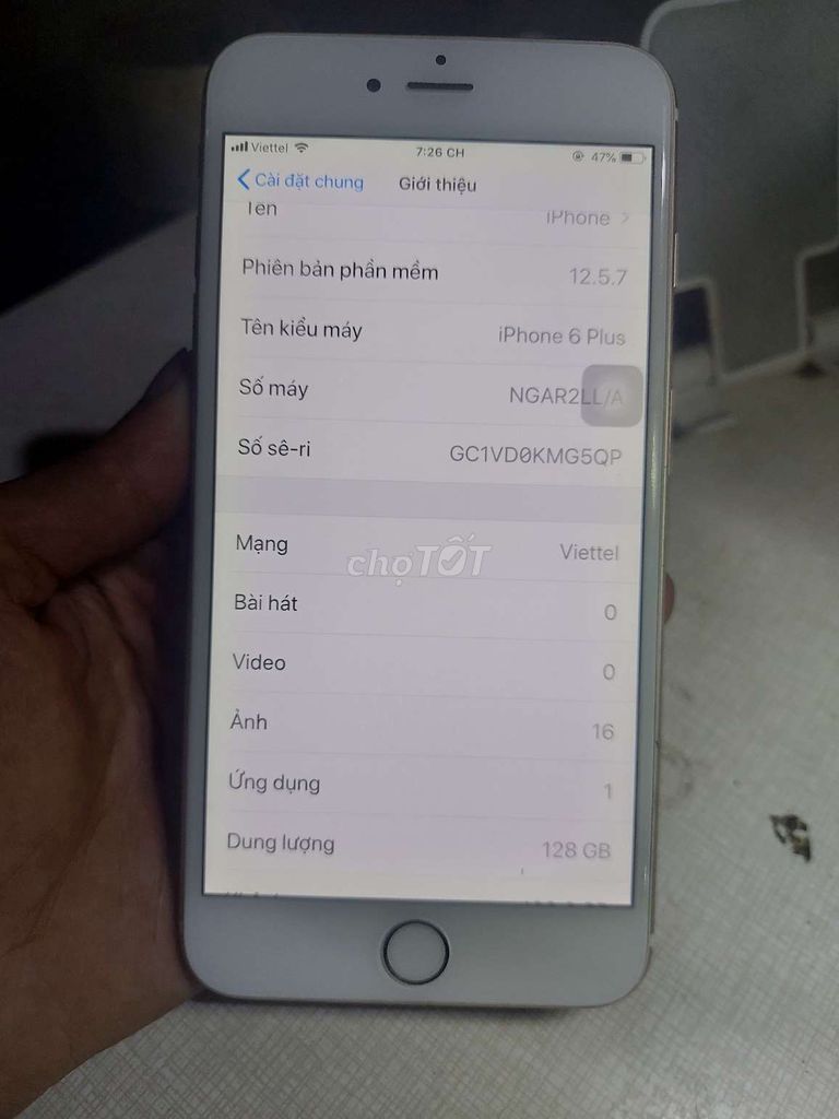 iPhone 6 Plus QT 128GB, zin full . Mua bán Điện thoại tại Quận Bình Tân Tp Hồ Chí Minh được đăng bởi mua thì gọi ko tiếp nhắn tin hỏi hình 1