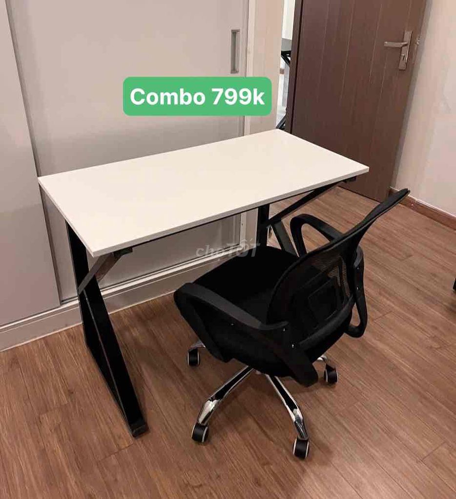Bàn làm việc Chân K 1m50x75. Mua bán Bàn ghế tại Thành phố Thủ Dầu Một Bình Dương được đăng bởi Hồng Nhung hình 1