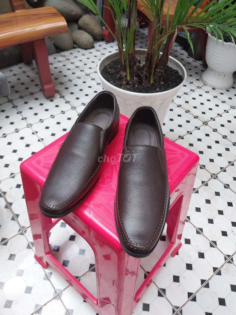 Giày da nam đã khâu đế size 40