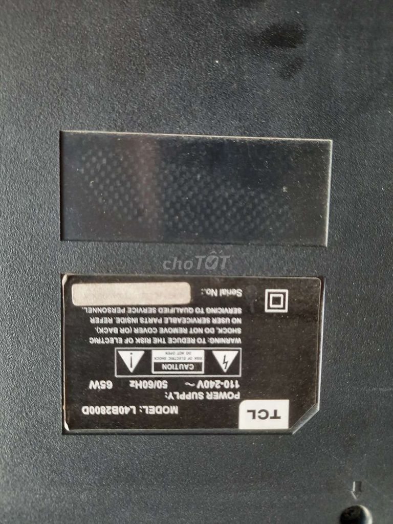 Tivi TCL L40B2800D 40 inch. Mua bán Tivi, Âm thanh tại Quận Bình Thuỷ Cần Thơ được đăng bởi Thanh Lý Đồ Củ hình 1