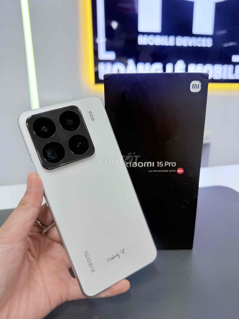 XIAOMI MI 15 PRO-12/512G-FULLBOX-MÀU WHITE-ĐẸP. Mua bán Điện thoại tại Thành phố Biên Hòa Đồng Nai được đăng bởi Mobile Di Động Biên Hoà hình 1