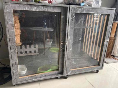 CHUỒNG MÈO CÓ BÁNH XE, ĐÈN LED VÀ TÁCH RỜI ĐƯỢC. Mua bán Phụ kiện, Thức ăn, Dịch vụ tại Quận Tân Phú Tp Hồ Chí Minh được đăng bởi Bùi Thị Hồng Lam 