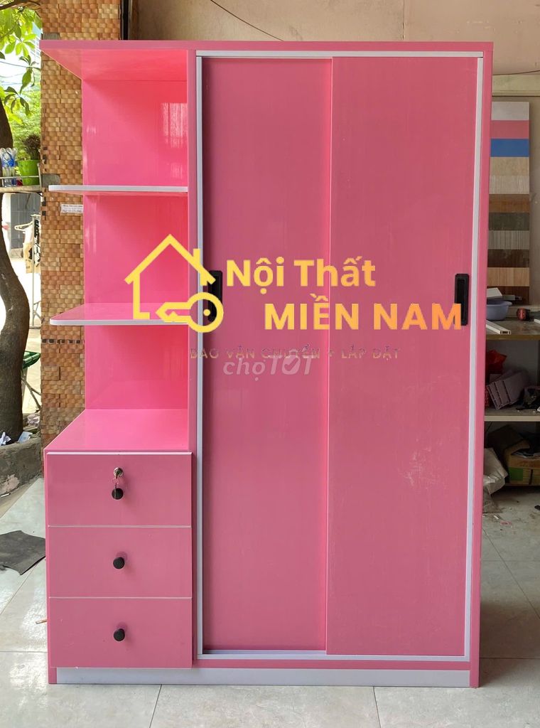 Tủ quần áo Nhựa Hồng Mới. Mua bán Tủ, kệ gia đình tại Quận 11 Tp Hồ Chí Minh được đăng bởi Cửa Hàng Nội Thất hình 1