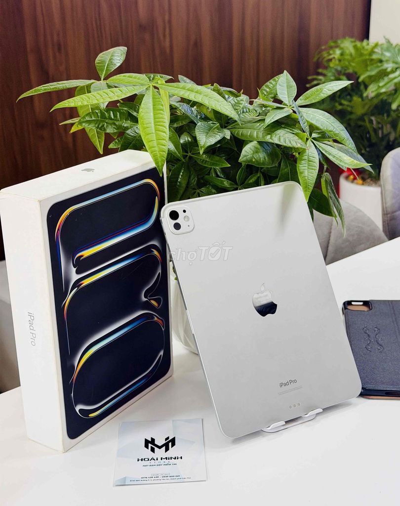 Apple iPad Pro M4 Bạc Wifi 256GB bh 8/2026. Mua bán Máy tính bảng tại Quận Ninh Kiều Cần Thơ được đăng bởi Hoài Minh Store hình 1