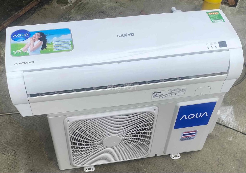 AQA SANYO 1hp inveter lướt 95% cho khách cần