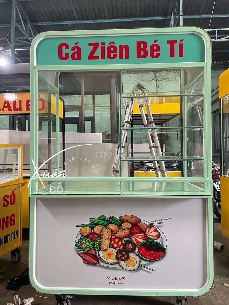 Xe bán hàng bo cong 1.2m. Mua bán Đồ chuyên dụng, Giống nuôi trồng tại Quận 12 Tp Hồ Chí Minh được đăng bởi Xuan Do hình 1