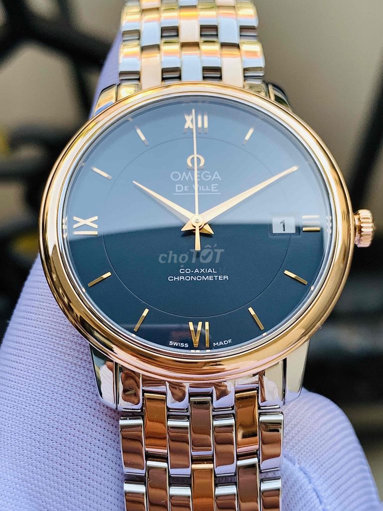 Omega Demi Vàng Mặt Xanh