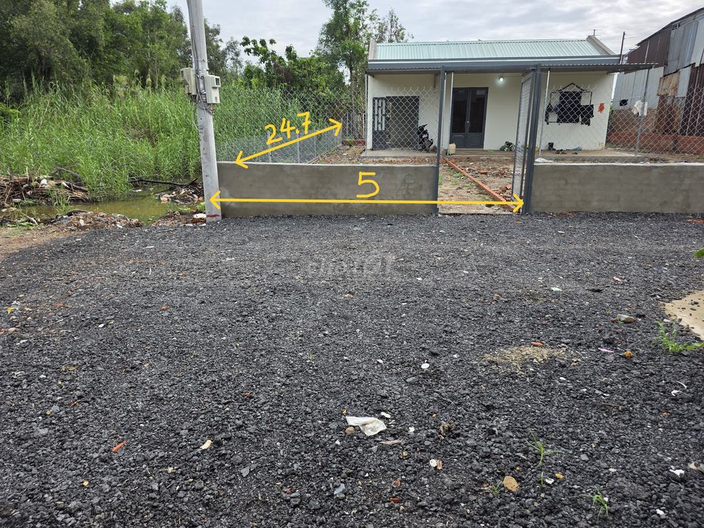 Đất full thổ 123,5m² (5×24,7) Đ.Xuân Thới Sơn 11, gần Vinhomes Hóc Môn