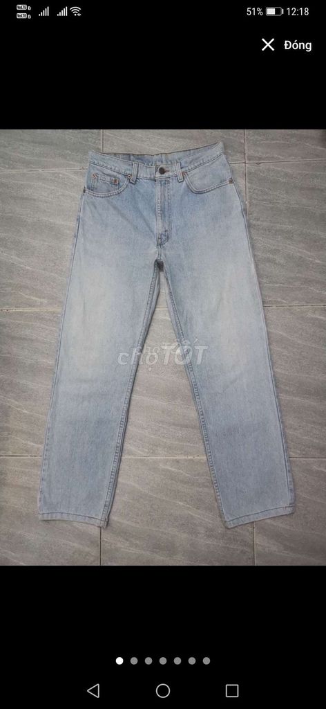 Quần jeans Levis 510 Made USA Vin90s Basic size 32. Mua bán Quần áo tại Quận Gò Vấp Tp Hồ Chí Minh được đăng bởi LinhVu2hands hình 1