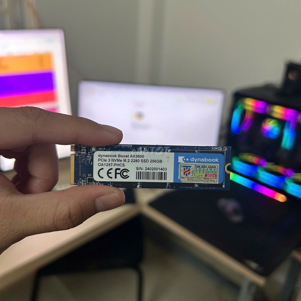Ổ cứng SSD Dynabook Boost AX3600 256GB. Mua bán Linh kiện (RAM, Card...) tại Thành phố Biên Hòa Đồng Nai được đăng bởi Linh Kiện PC Văn Tân hình 1
