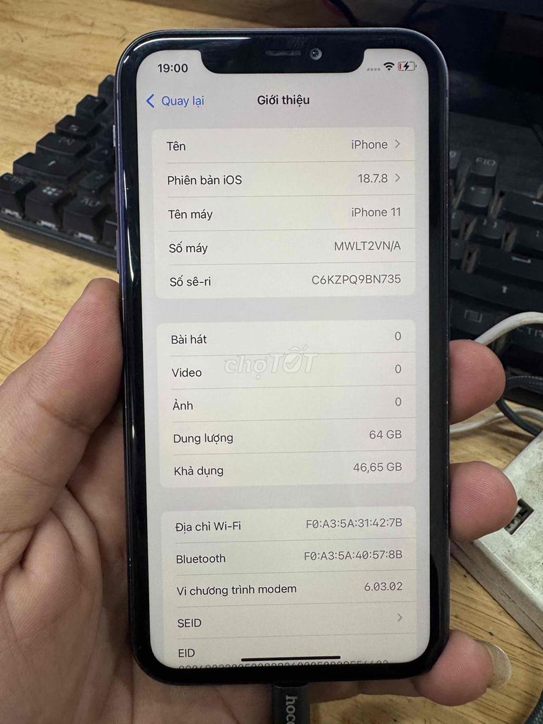 Apple iPhone 11 64GB Đã qua sử dụng. Mua bán Điện thoại tại Huyện Trảng Bom Đồng Nai được đăng bởi Đạt nguyễn hình 1