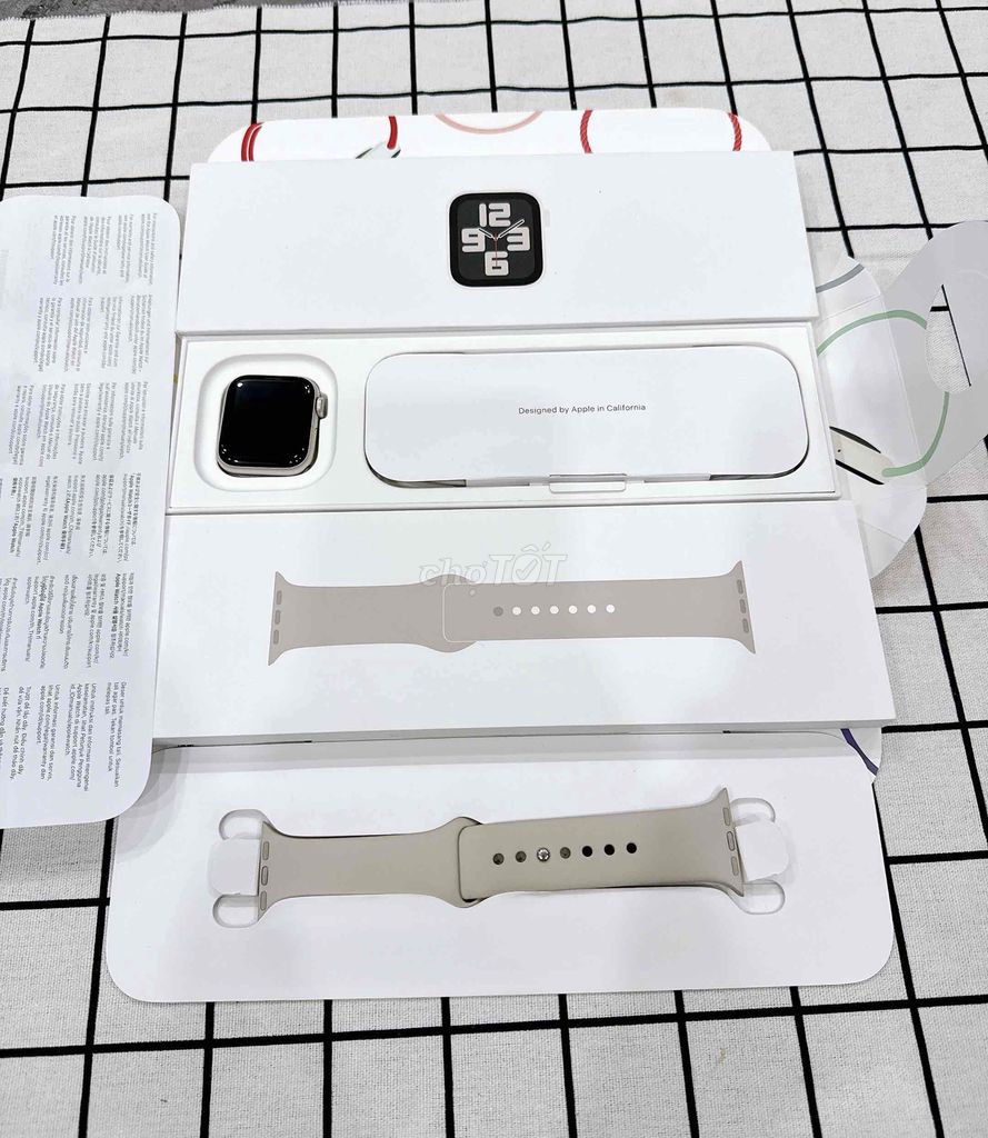 Apple wacth Se3 40mm nhôm gps màu Starlight fulbox