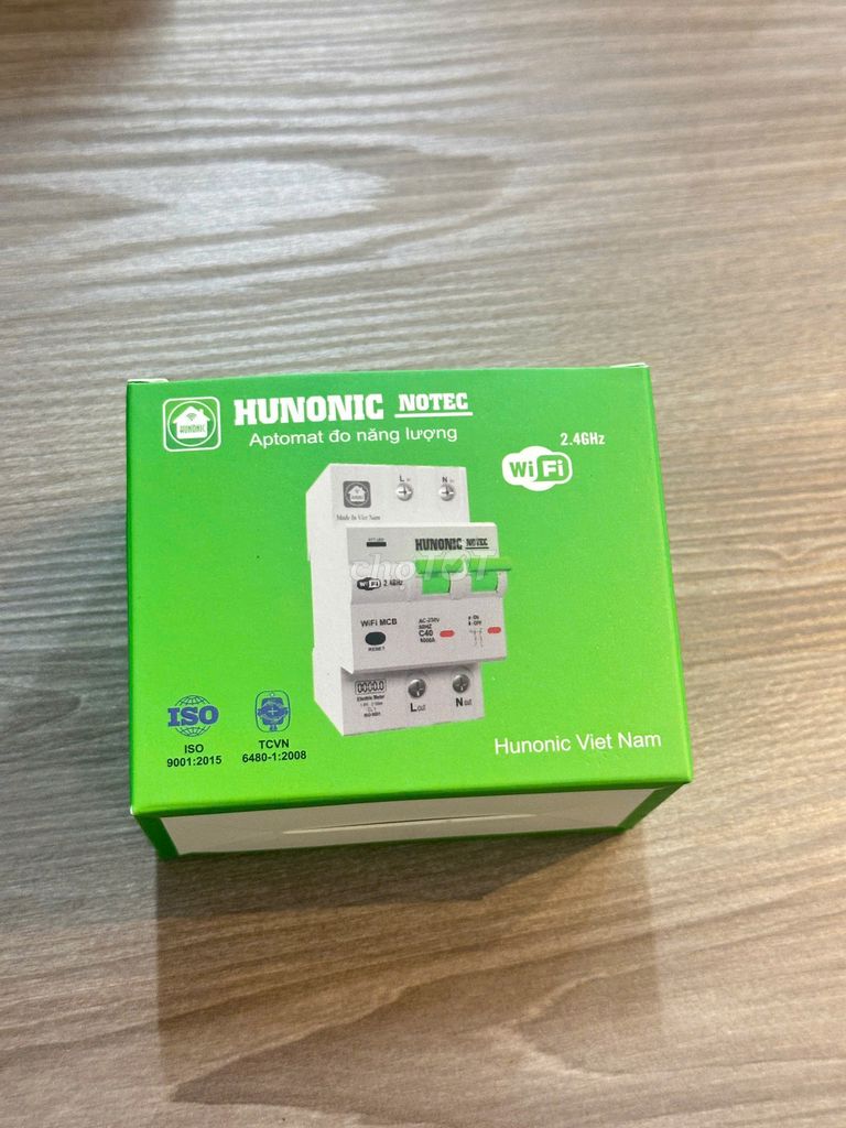 APTOMAT WIFI THÔNG MINH HUNONIC NOTEC. Mua bán Nội thất, đồ gia dụng khác tại Thành phố Bà Rịa Bà Rịa - Vũng Tàu được đăng bởi Mr AN hình 1