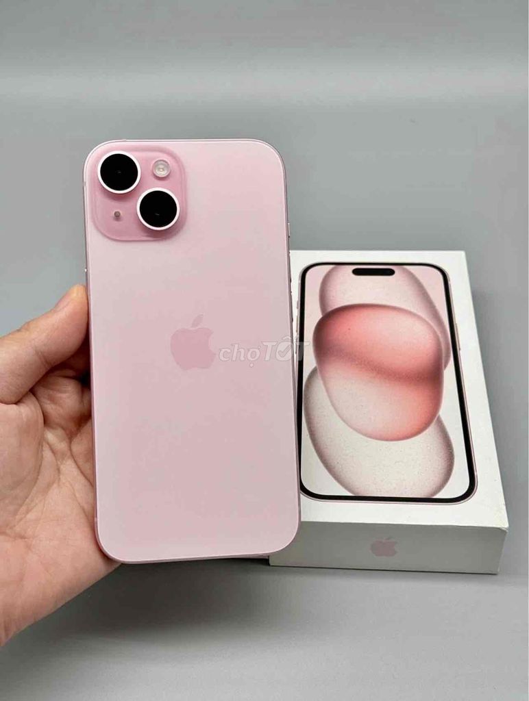 iPhone 15 128GB Hồng FULLBOX 99% BH APPLE 05/2025. Mua bán Điện thoại tại Quận 10 Tp Hồ Chí Minh được đăng bởi iStockHCM hình 1