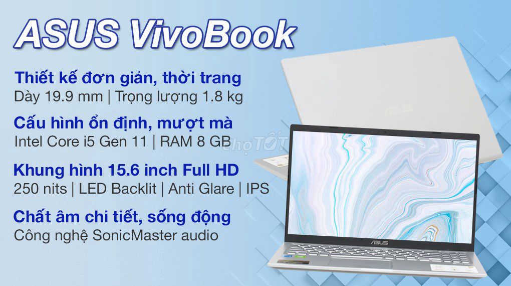 ASUS VivoBook X515E i5-1135G7 15.6 inch  8 GB. Mua bán Laptop tại Quận Nam Từ Liêm Hà Nội được đăng bởi Khanh Dam hình 1