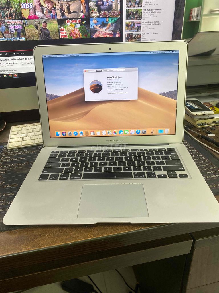 macbook air 2017 i5 ram 8 ssd 128 màn 13