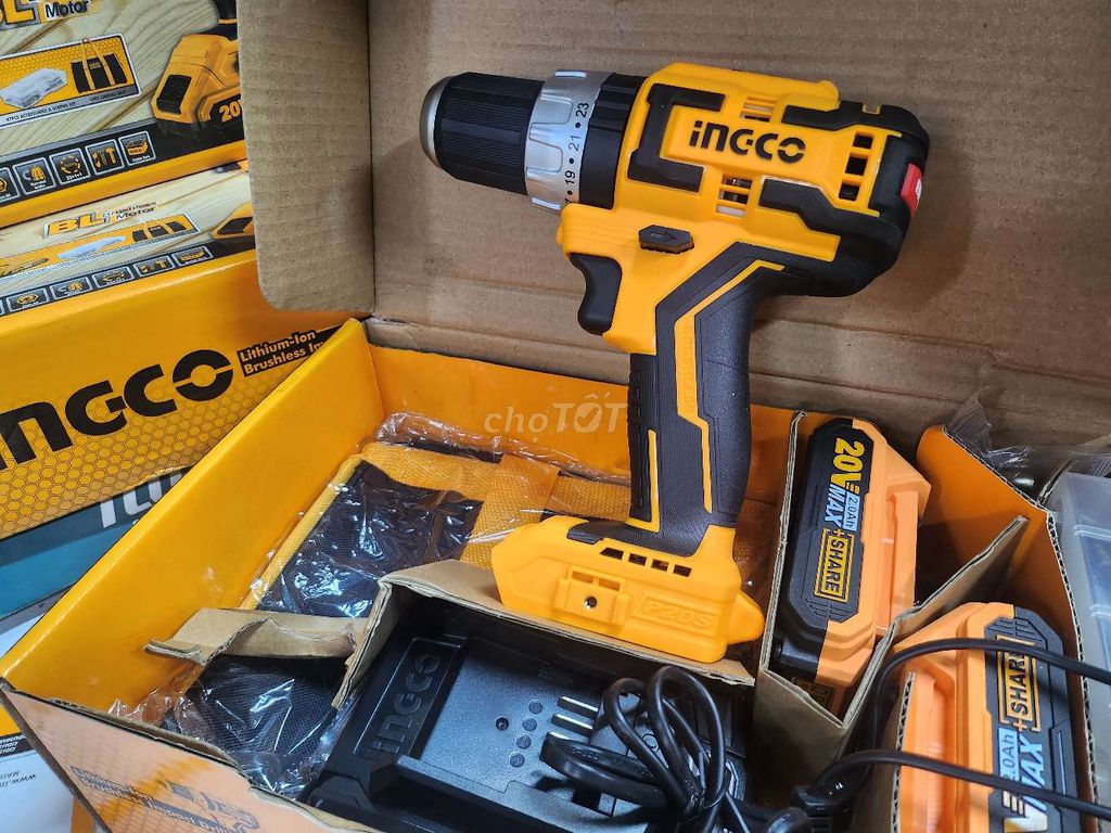 Bộ máy khoan pin 3 chức năng INGCO CIDLI20608 MỚI. Mua bán Đồ chuyên dụng, Giống nuôi trồng tại Thành phố Thủ Đức Tp Hồ Chí Minh được đăng bởi NGỌC DIỄM hình 3