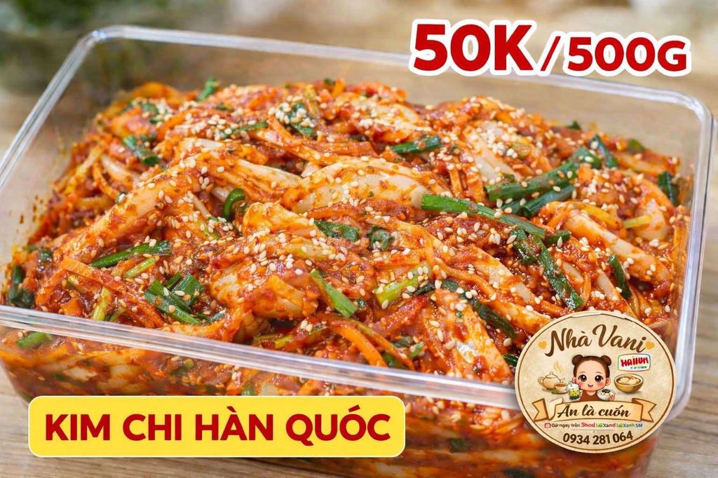 Kim chi Nhà Vani Hàn Quốc 500g. Mua bán Đồ ăn, thực phẩm và các loại khác tại Quận Tân Bình Tp Hồ Chí Minh được đăng bởi LamLam hình 1