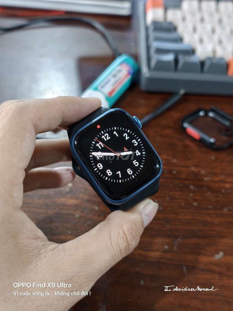 Apple Watch Series 7 LTE 45mm Xanh 92%. Mua bán Thiết bị đeo thông minh tại Thành phố Thủ Dầu Một Bình Dương được đăng bởi Việt Phê hình 1