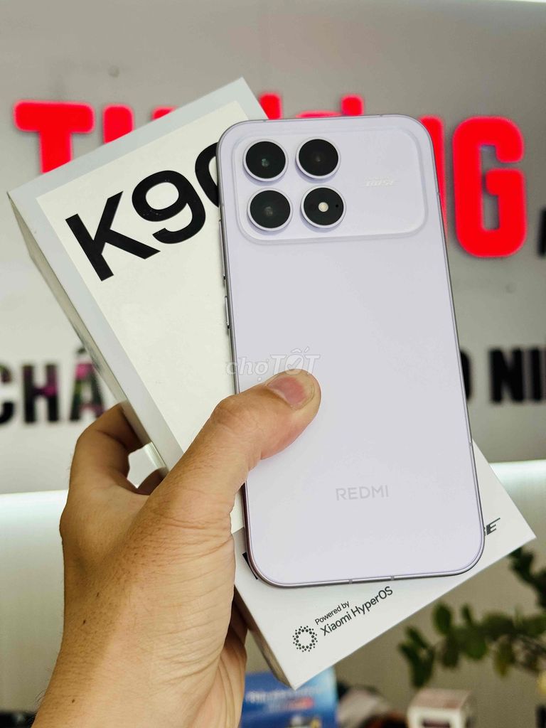 Xiaomi Redmi K90 5G 12GB/256GB Tím nhạt. Mua bán Điện thoại tại Quận Thanh Khê Đà Nẵng được đăng bởi Thương Mobile hình 1