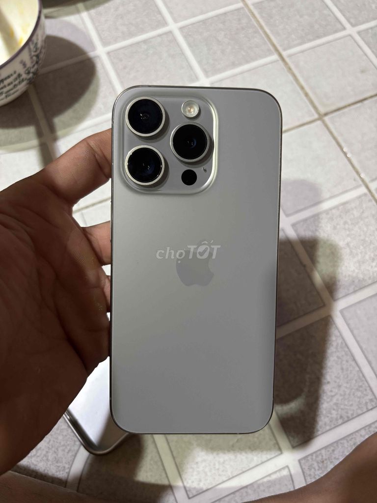 Apple iPhone 15 Pro 128GB Titan tự nhiên. Mua bán Điện thoại tại Thành phố Vũng Tàu Bà Rịa - Vũng Tàu được đăng bởi mr bíc hình 1