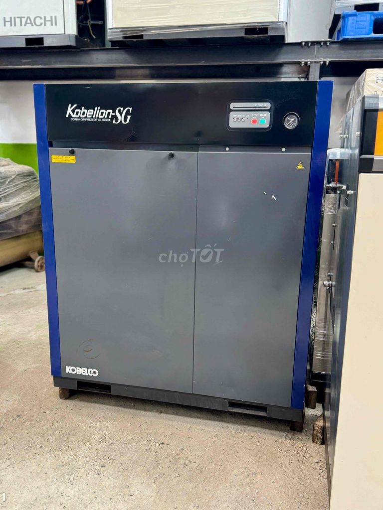 MÁY NÉN KHÍ TRỤC VÍT NHẬT KOBELCO 10HP CÓ SẤY KHÍ. Mua bán Đồ chuyên dụng, Giống nuôi trồng tại Quận 12 Tp Hồ Chí Minh được đăng bởi Phạm Lâm hình 1