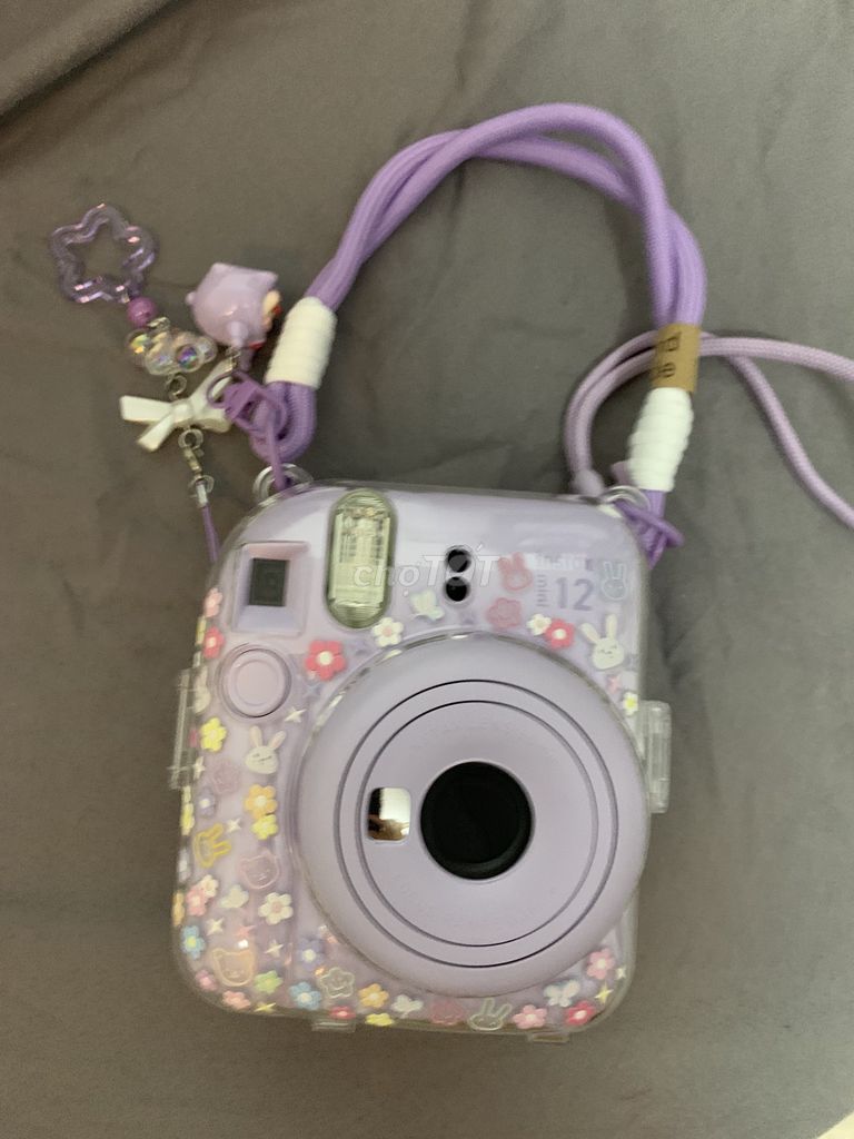 Máy ảnh lấy liền Instax mini 12 Tím. Mua bán Máy ảnh, Máy quay tại Thành phố Huế Thừa Thiên Huế được đăng bởi Minh Ngọc Lê hình 1