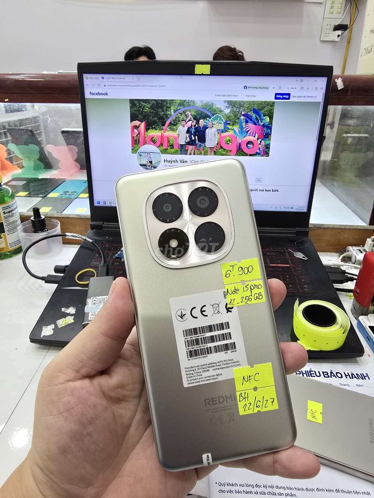 Xiaomi Note 15 Pro 12GB/256GB . Mua bán Điện thoại tại Thành phố Long Xuyên An Giang được đăng bởi Facebook Cầm Đồ Thúy Vân hình 1