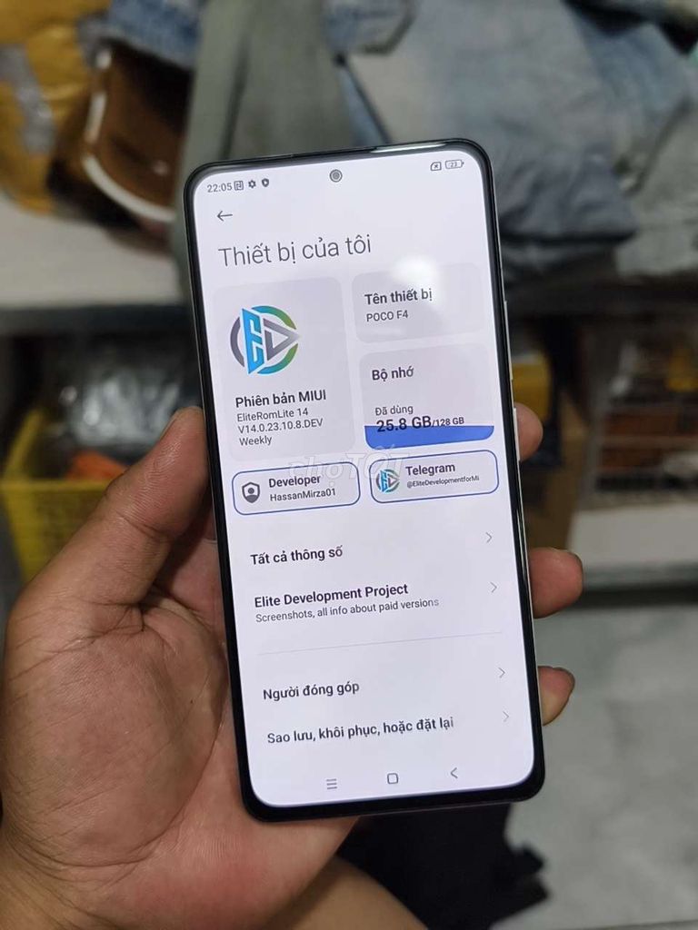 Redmi k40s ram 8/128g. Mua bán Điện thoại tại Thành phố Vị Thanh Hậu Giang được đăng bởi máy củ giá tốt  hình 1
