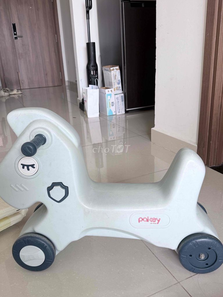 Ngựa pakey kèm bập bênh cho bé. Mua bán Mẹ và bé tại Quận 7 Tp Hồ Chí Minh được đăng bởi VYVy hình 1