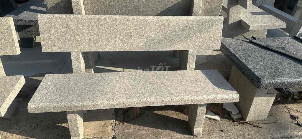 Bàn ghế đá sân vườn Xám nhạt. Mua bán Bàn ghế tại Thị xã Phú Mỹ Bà Rịa - Vũng Tàu được đăng bởi Cơ sở đá mỹ nghệ hình 1