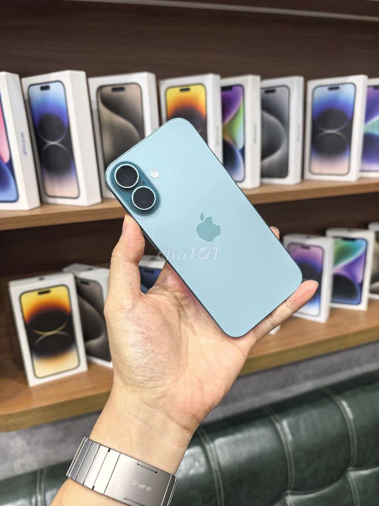 iPhone 16 128G Xanh két VN 99%. Mua bán Điện thoại tại Thành phố Buôn Ma Thuột Đắk Lắk được đăng bởi Định Phone47 hình 1