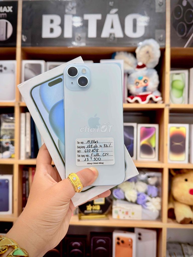 Apple iPhone 15 Plus 128GB Xanh Blue. Mua bán Điện thoại tại Thành phố Long Xuyên An Giang được đăng bởi Bi Táo Store hình 1