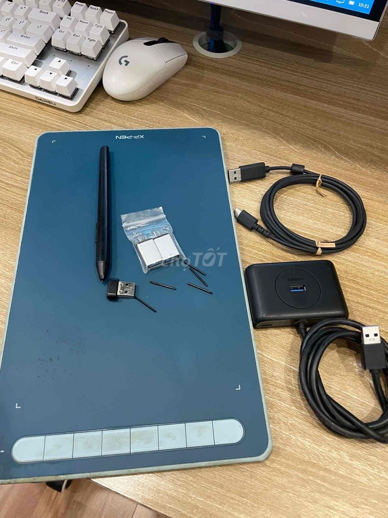 Bảng vẽ điện tử XP-PEN Deco LW Bluetooth Xanh. Mua bán Phụ kiện (Màn hình, Chuột...) tại Huyện Bình Lục Hà Nam được đăng bởi Toàn Đinh hình 1