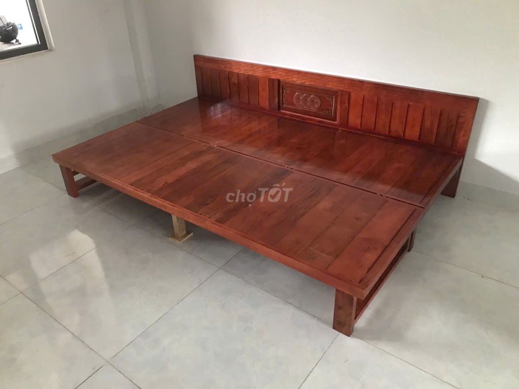 giường gấp gỗ quế 1m2x1m9. Mua bán Giường, chăn ga gối nệm tại Quận Liên Chiểu Đà Nẵng được đăng bởi Salon gỗ Hoa Hùng hình 1