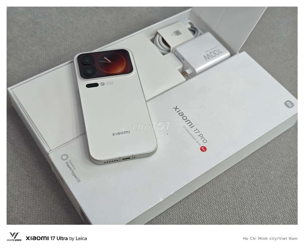 Xiaomi 17 Pro 16/512GB Trắng. Mua bán Điện thoại tại Thành phố Thủ Đức Tp Hồ Chí Minh được đăng bởi HVH76 STORE hình 1