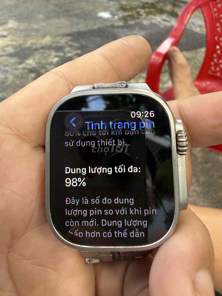 Apple Watch Ultra 2 Titan Bạc 64GB 98%. Mua bán Thiết bị đeo thông minh tại Huyện Hóc Môn Tp Hồ Chí Minh được đăng bởi hùng trần hình 1