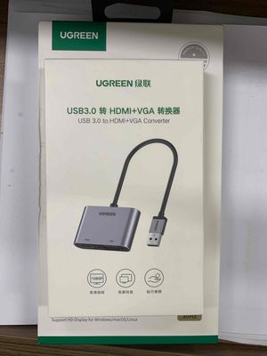 Cáp chuyển đổi USB 3.0 sang HDMI + VGA 1080P/60Hz. Mua bán Phụ kiện (Màn hình, Chuột...) tại Quận 8 Tp Hồ Chí Minh được đăng bởi Luânlb