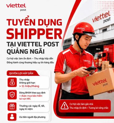 NV GIAO HÀNG VIETTEL POST TỊNH PHONG