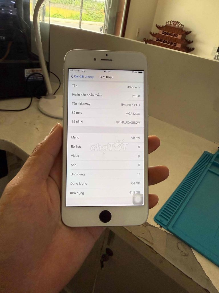 Apple iPhone 6 Plus 64GB Bạc. Mua bán Điện thoại tại Huyện Thuỷ Nguyên Hải Phòng được đăng bởi Hùng Nguyễn THP store hình 1
