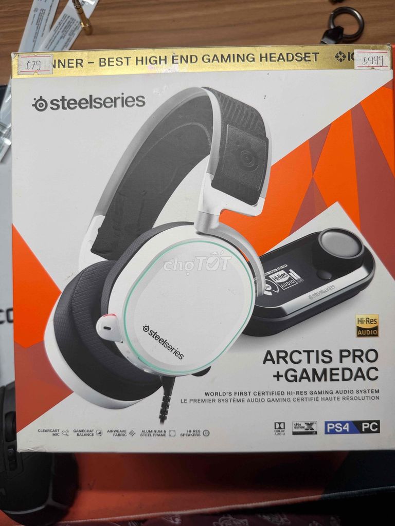 Tai nghe SteelSeries Arctis Pro + GameDAC. Mua bán Tivi, Âm thanh tại Huyện Mỹ Đức Hà Nội được đăng bởi hoang minh hình 1