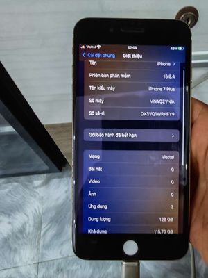 iphone 7plus vn/A màn thay. Mua bán Điện thoại tại Thành phố Vũng Tàu Bà Rịa - Vũng Tàu được đăng bởi hiiiii