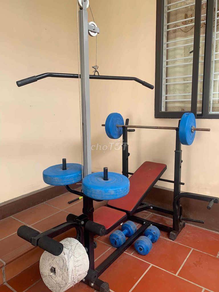 Dàn tạ đa năng Kim loại Đen. Mua bán Đồ thể thao, Dã ngoại tại Huyện Kiến Xương Thái Bình được đăng bởi anh hình 1