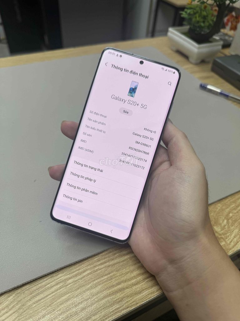 Samsung S20 Plus mỹ 12/128gb. Mua bán Điện thoại tại Thành phố Thủ Đức Tp Hồ Chí Minh được đăng bởi MR Central hình 1
