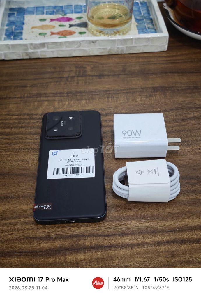 Xiaomi Mi 14 5G 16/1TB Quốc tế sạc 90w có ship COD. Mua bán Điện thoại tại Quận Hoàng Mai Hà Nội được đăng bởi Trần Ngọc Hiếu hình 1