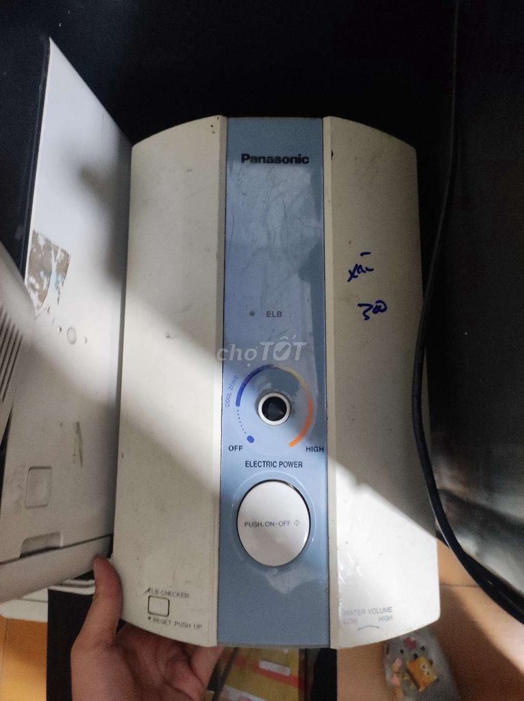 Máy nước nóng Panasonic Trắng Đã sử dụng. Mua bán Thiết bị vệ sinh, nhà tắm tại Quận Gò Vấp Tp Hồ Chí Minh được đăng bởi thư đồ cũ nguyễn kiệm hình 1