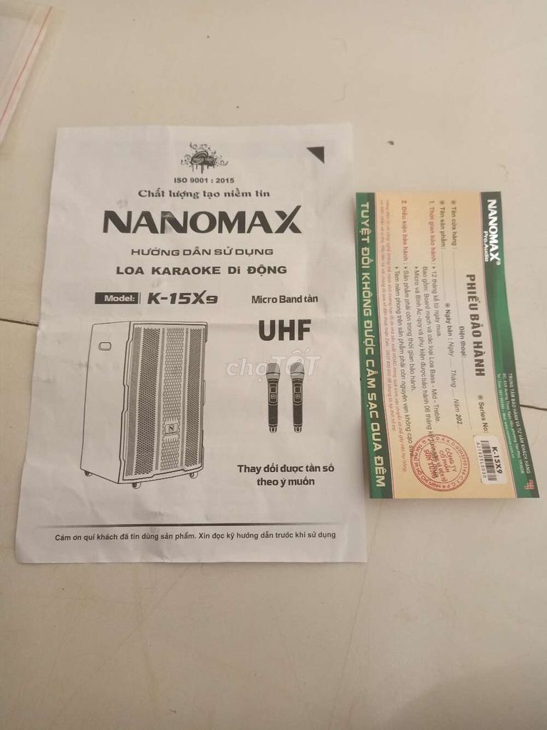 Loa Kéo Nanomax K-15X9 (mua đc 2 thag còn BH). Mua bán Tivi, Âm thanh tại Thành phố Pleiku Gia Lai được đăng bởi HOÀNG ĐỨC hình 1