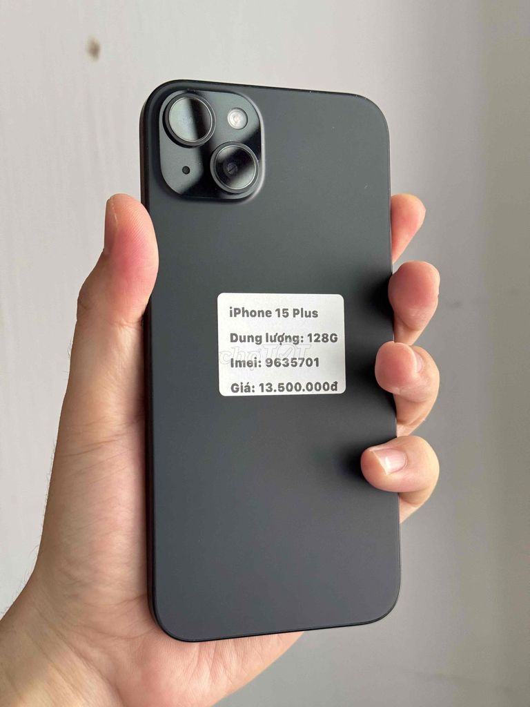 iPhone 15 Plus 128GB Đen máy ngoại hình đẹp keng. Mua bán Điện thoại tại Thành phố Buôn Ma Thuột Đắk Lắk được đăng bởi Nguyễn Hoàng hình 1