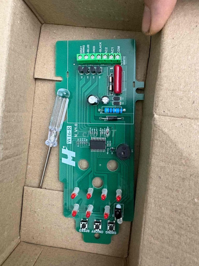 Bo mạch quạt mitssubishi W16-R Xanh lá. Mua bán Quạt tại Quận Tân Phú Tp Hồ Chí Minh được đăng bởi Lê Hoàng Phương hình 1